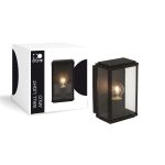 D'Lite Wandleuchte Arlo Schwarz | IP44 - Geeignet für 1x E27
