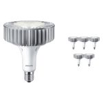 Multipack 6x Philips TrueForce LED E40 HPI UN 140W 20000lm 120D - 840 Kaltweiß | Ersatz für 400W