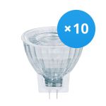 Mehrfachpackung 10x Osram Performance LED-Spot Reflektor GU4 MR11 2.8W 184lm 36D - 927 Extra Warmweiß | Höchste Farbwiedergabe - Dimmbar - Ersatz Für 20W