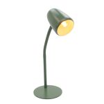 Eglo Tischlampe Carlo Stahl Grün | Geeignet für 1x E14