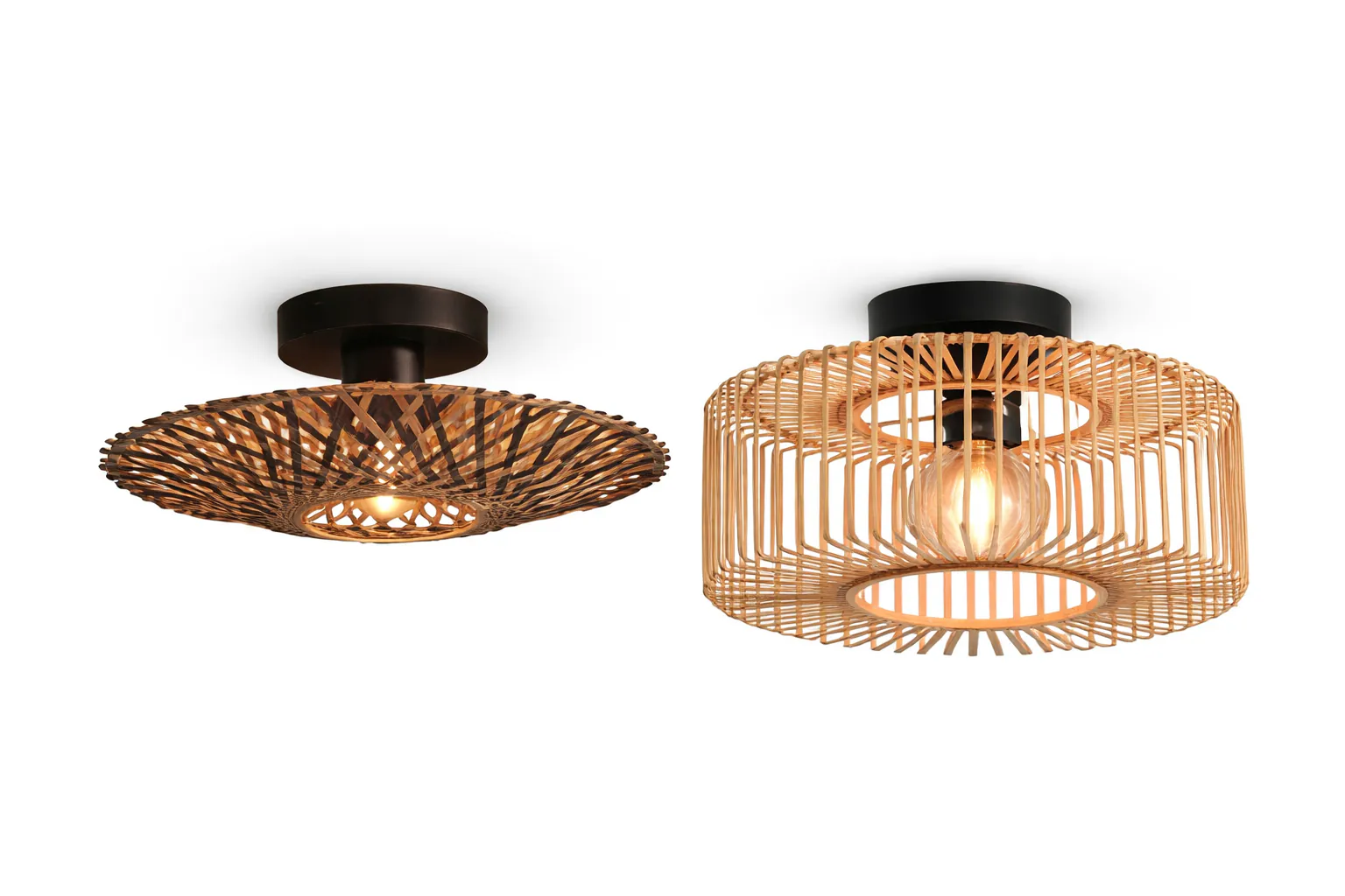Plafonniers bambou
