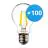 Multipack 100x Noxion Lucent LED E27 Poire Filament Claire 4.5W 470lm - 840 Blanc Froid | Équivalent 40W