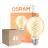 Multipack 4x Osram Vintage 1906 LED E27 Globe Filament Twist Dorée 8W 806lm - 922 Blanc Très Chaud | Meilleur Rendu Des Couleurs - Dimmable - Équivalent 60W