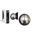 D'Lite Applique Murale Ecco Noir Rond | IP54 - Convient pour 1x E27