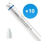 Multipack 10x Philips Tube LED T8 MASTER (EM/Direct 230V) High Output 18.2W 3100lm - 865 Lumière Du Jour | 150cm - Équivalent 58W